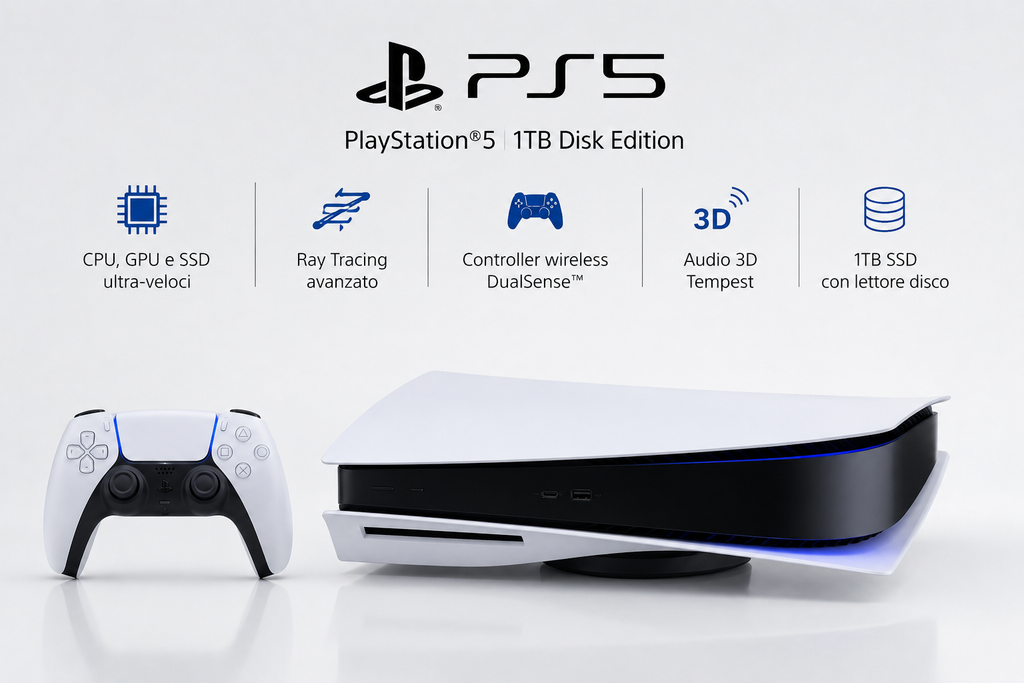 Sony PlayStation 5 1TB edizione disco