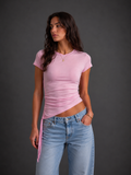 T-Shirt Y2K Rosa Donna