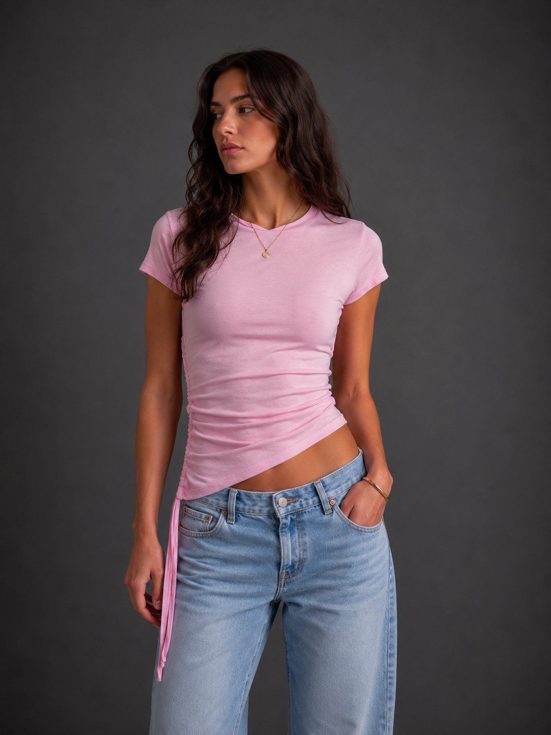 T-Shirt Y2K Rosa Donna