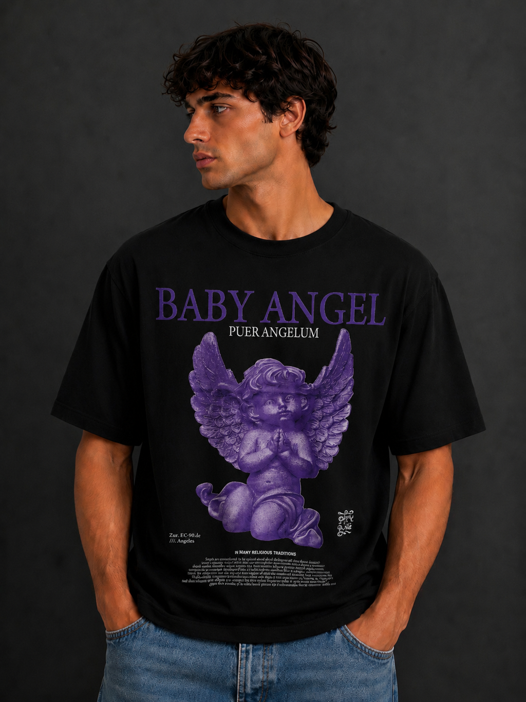 T-Shirt Oversize “Pleasure Industry” – Black Edition