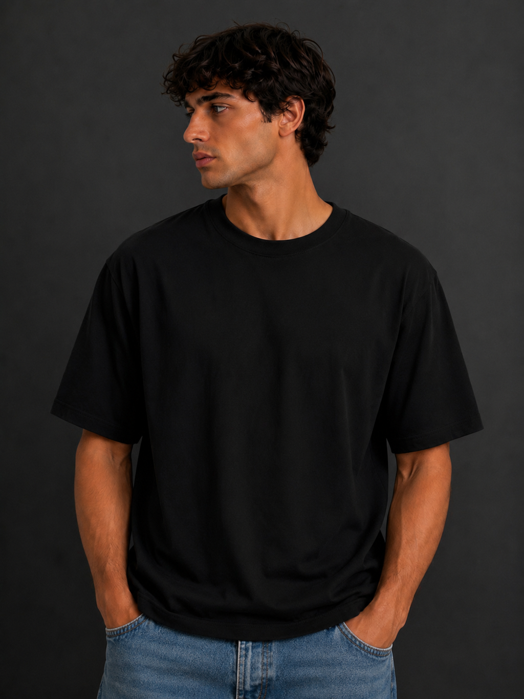 T-Shirt Oversize Essential Black